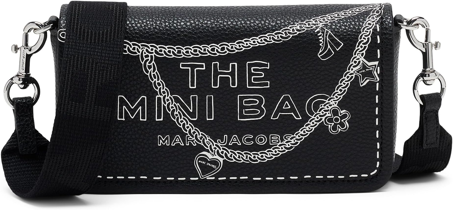 

Сумка Marc Jacobs The Trompe L'oeil Charm Leather Mini Bag, цвет Black Multi