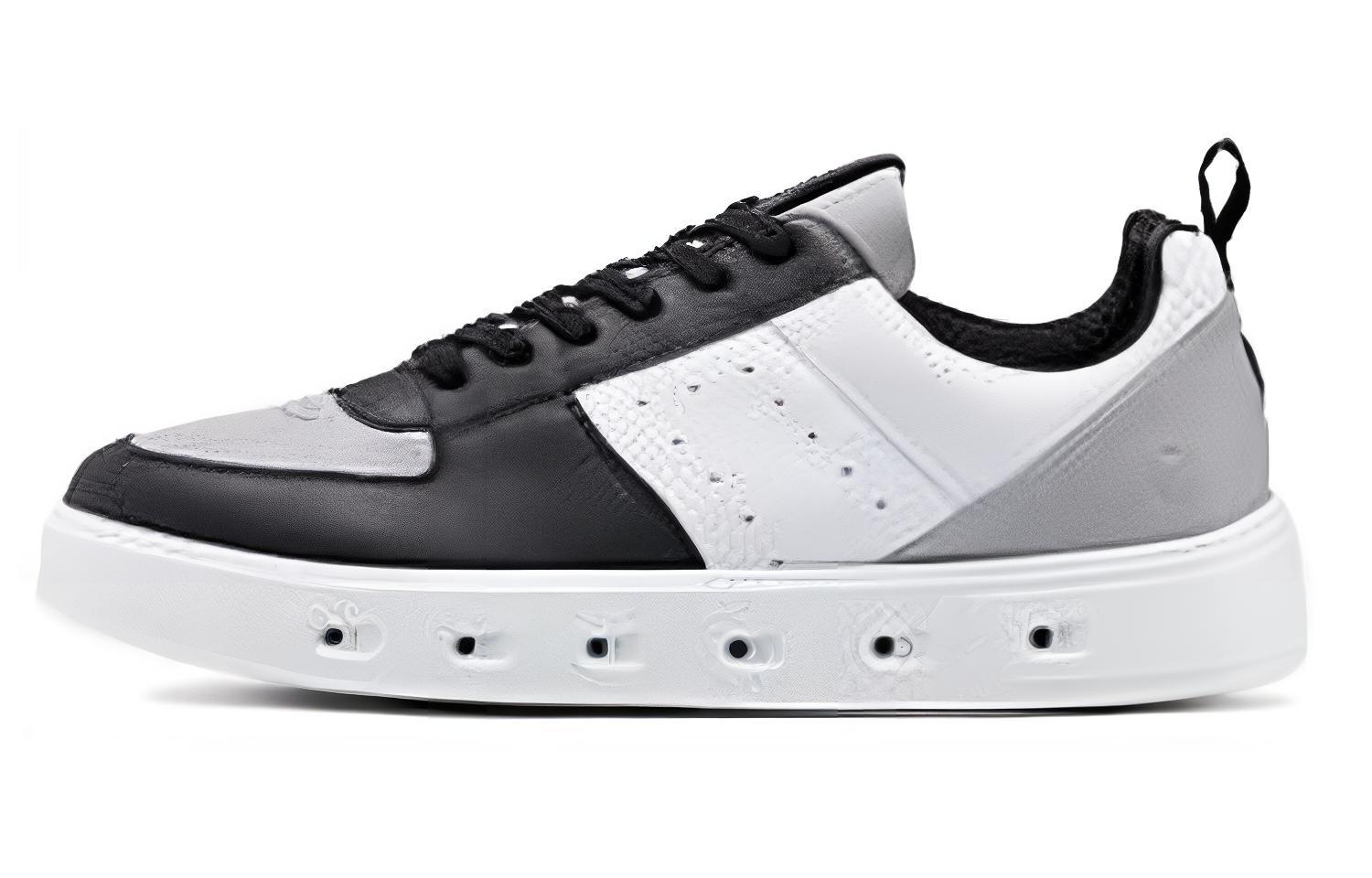 

Ecco Низкие износостойкие кроссовки для скейтбординга Street 720 Series, мужские, белые, черные