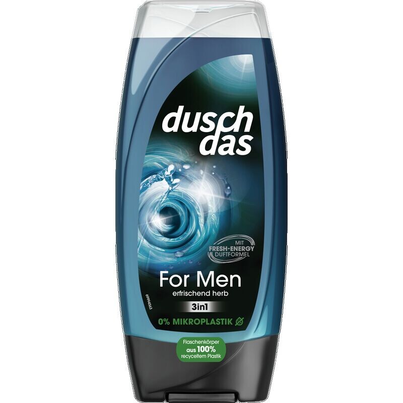 

Гель для душа и шампунь 3 в 1 для мужчин duschdas, 225 ml