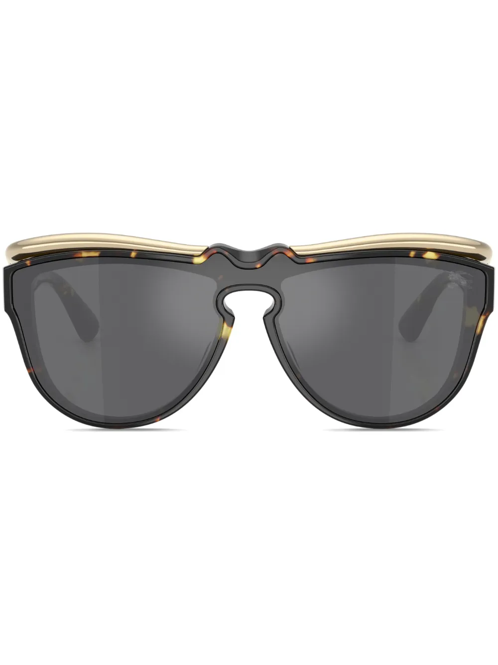 

Солнцезащитные очки в массивной оправе Burberry Eyewear, коричневый