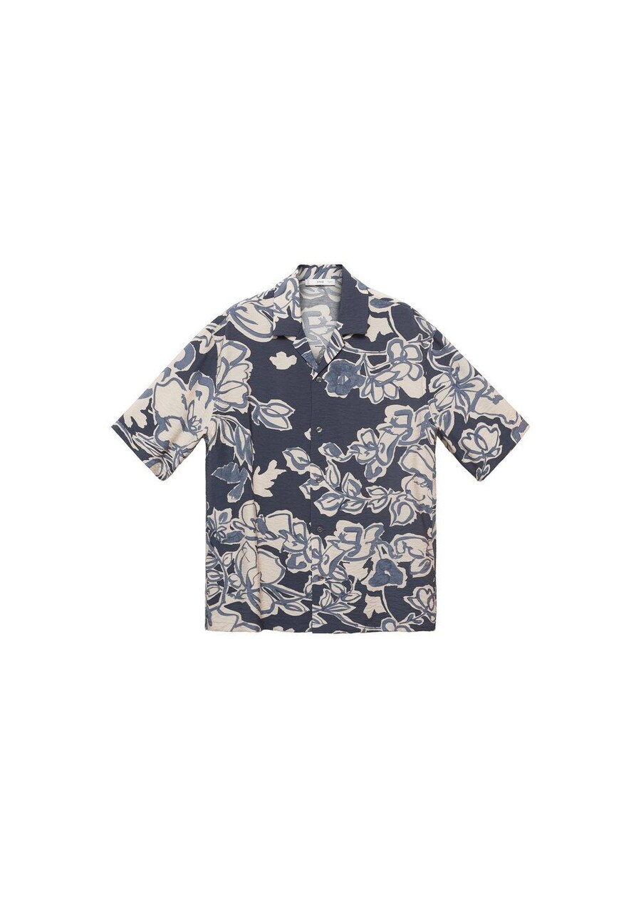 

Рубашка на пуговицах классического кроя MANGO MAN Scorcio, marine blue