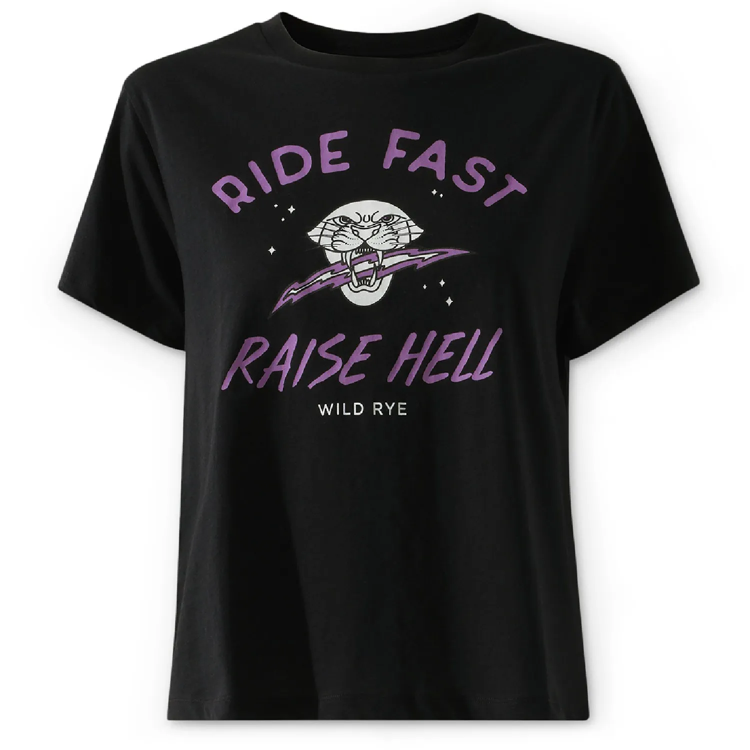 

Женская футболка с принтом Wild Rye, Rfrh Black