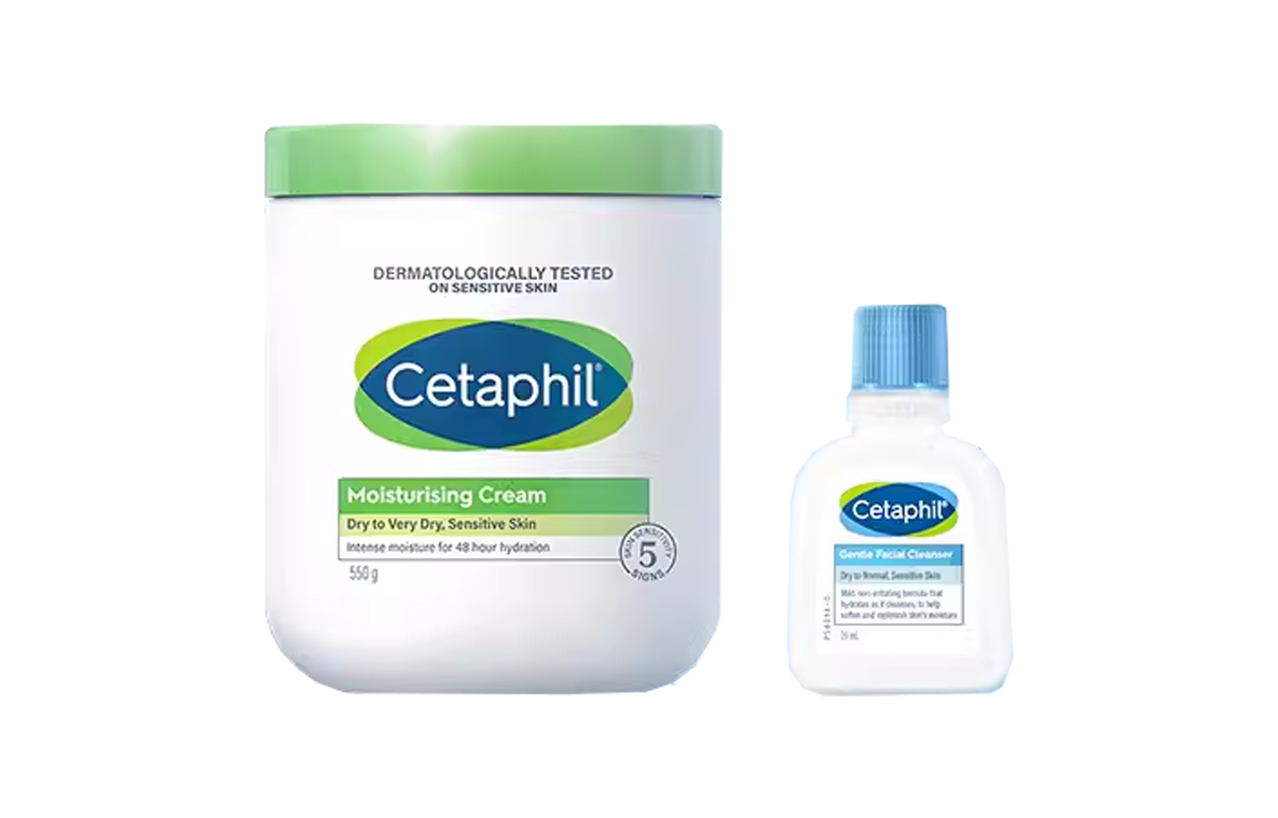 

Cetaphil Blue Friend Big White Can набор для ухода за кожей успокаивающий 550г+29мл