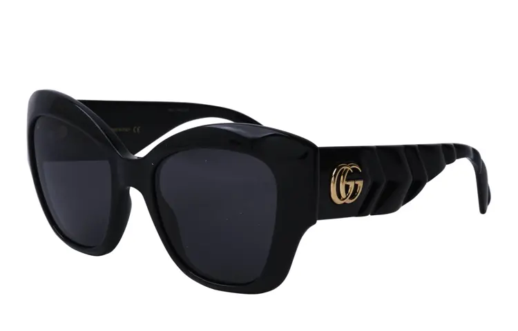 

Очки солнцезащитные женские Gucci Cat Eye Oversized, черный