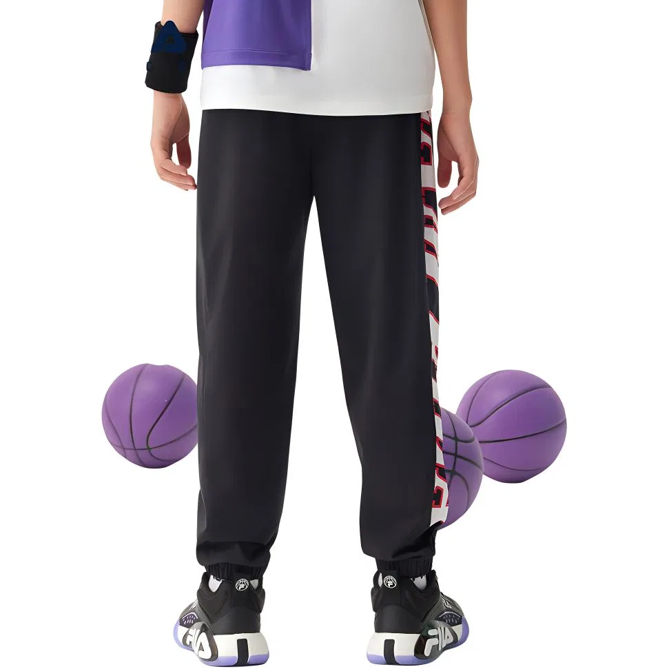 Детские брюки FILA KIDS Pitch Black — фото 4