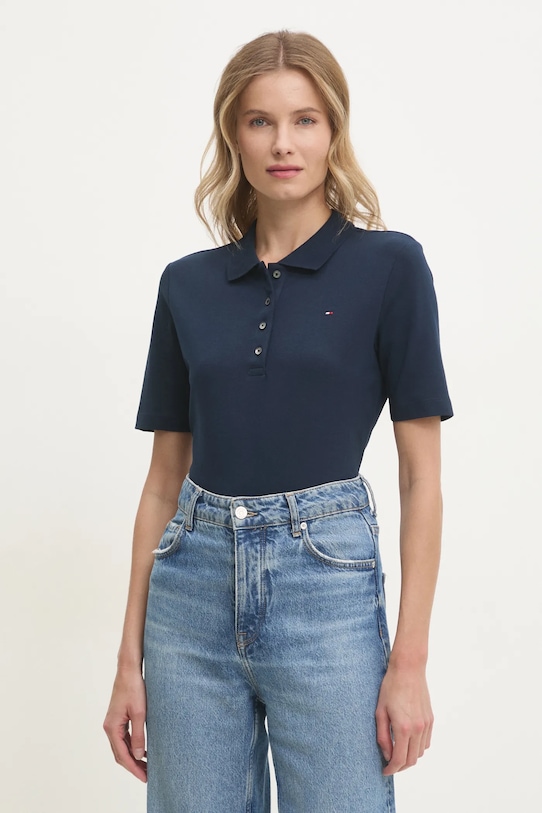 

Поло Tommy Hilfiger, темно-синий