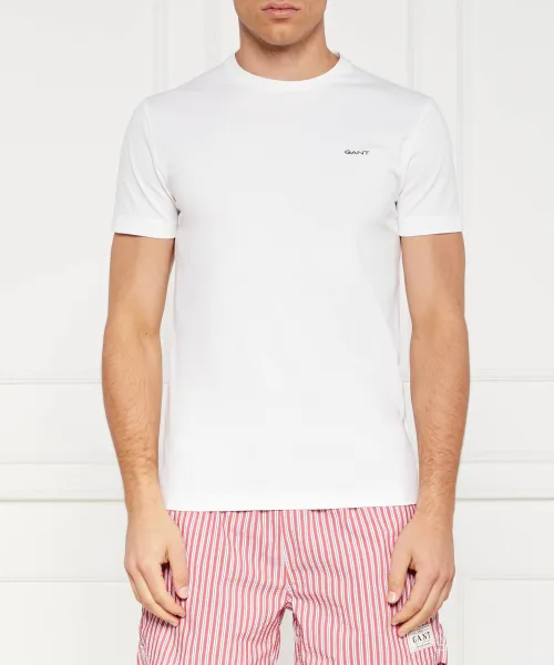 

Футболка Slim fit Gant, белый