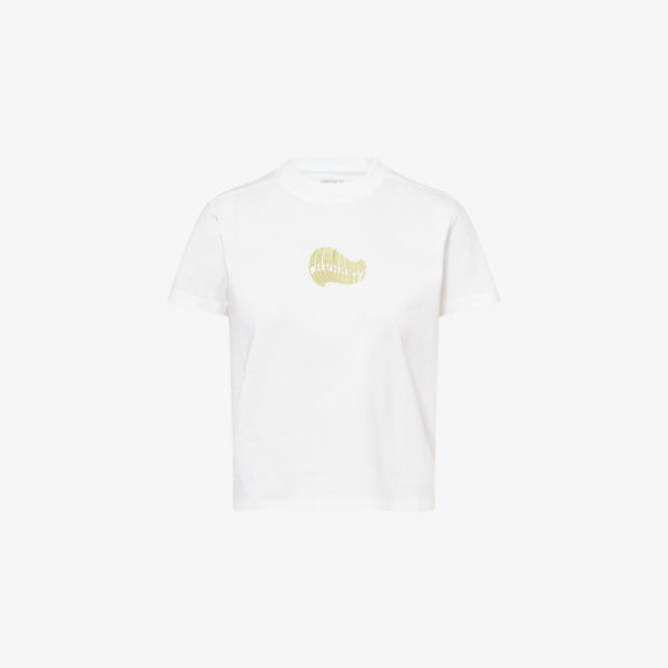 

Футболка из хлопка с вышитым логотипом Psshh Carhartt Wip, мультиколор