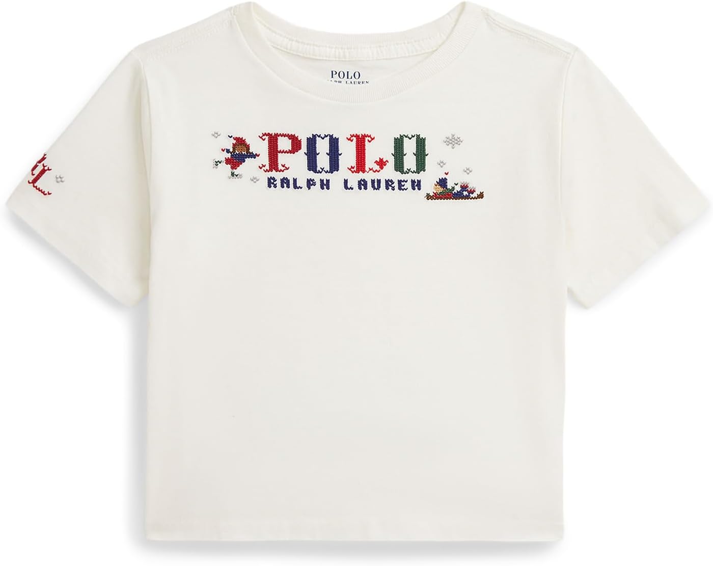 

Футболка свободного кроя из хлопкового джерси с логотипом Polo Ralph Lauren Kids, Nevis