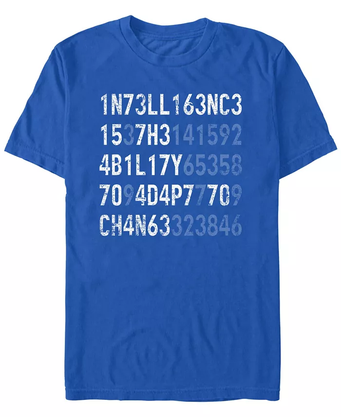 

Футболка мужская "Men's Intelligence Is The Ability To Adapt To Change" Design By Humans, синий