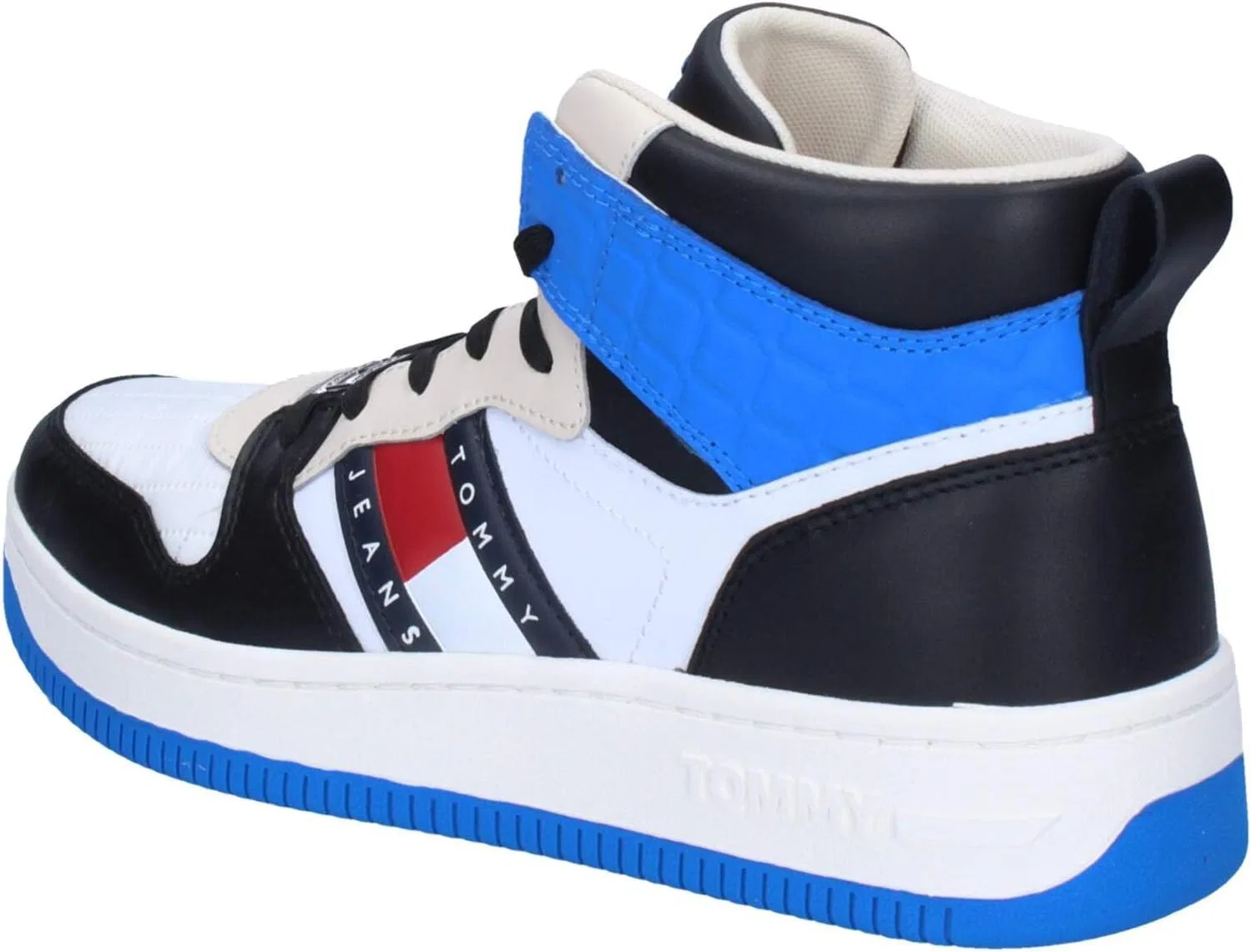 Кроссовки Tommy Jeans Em0em01075 мужские, White-And-Blue — фото 2
