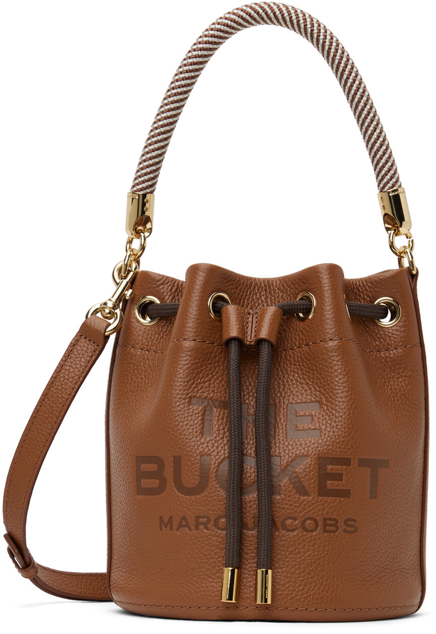 

Коричневая сумка The Leather Bucket Marc Jacobs