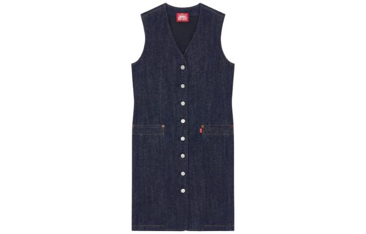

Платье без рукавов Levi"s X женское синее Kenzo