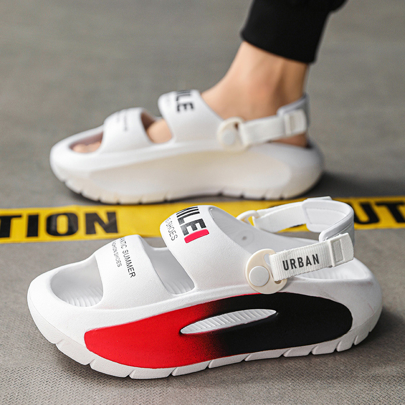 URBAN AUTHENTIC Пляжные сандалии унисекс цвета хаки, цвет Khaki — фото 4