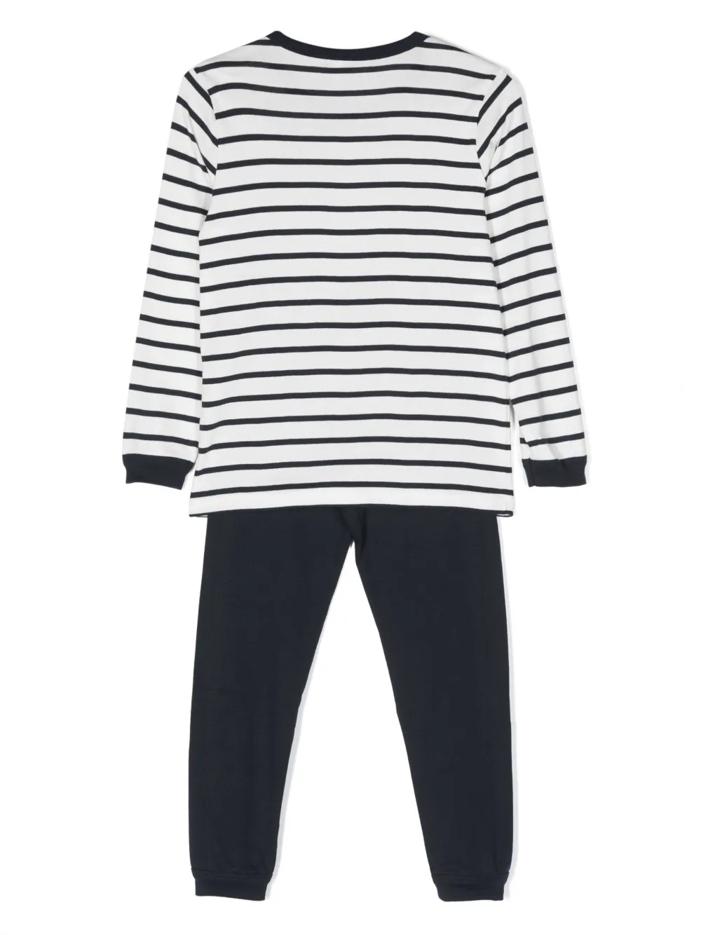 Комплект из брюк и топа в полоску Petit Bateau, синий — фото 2