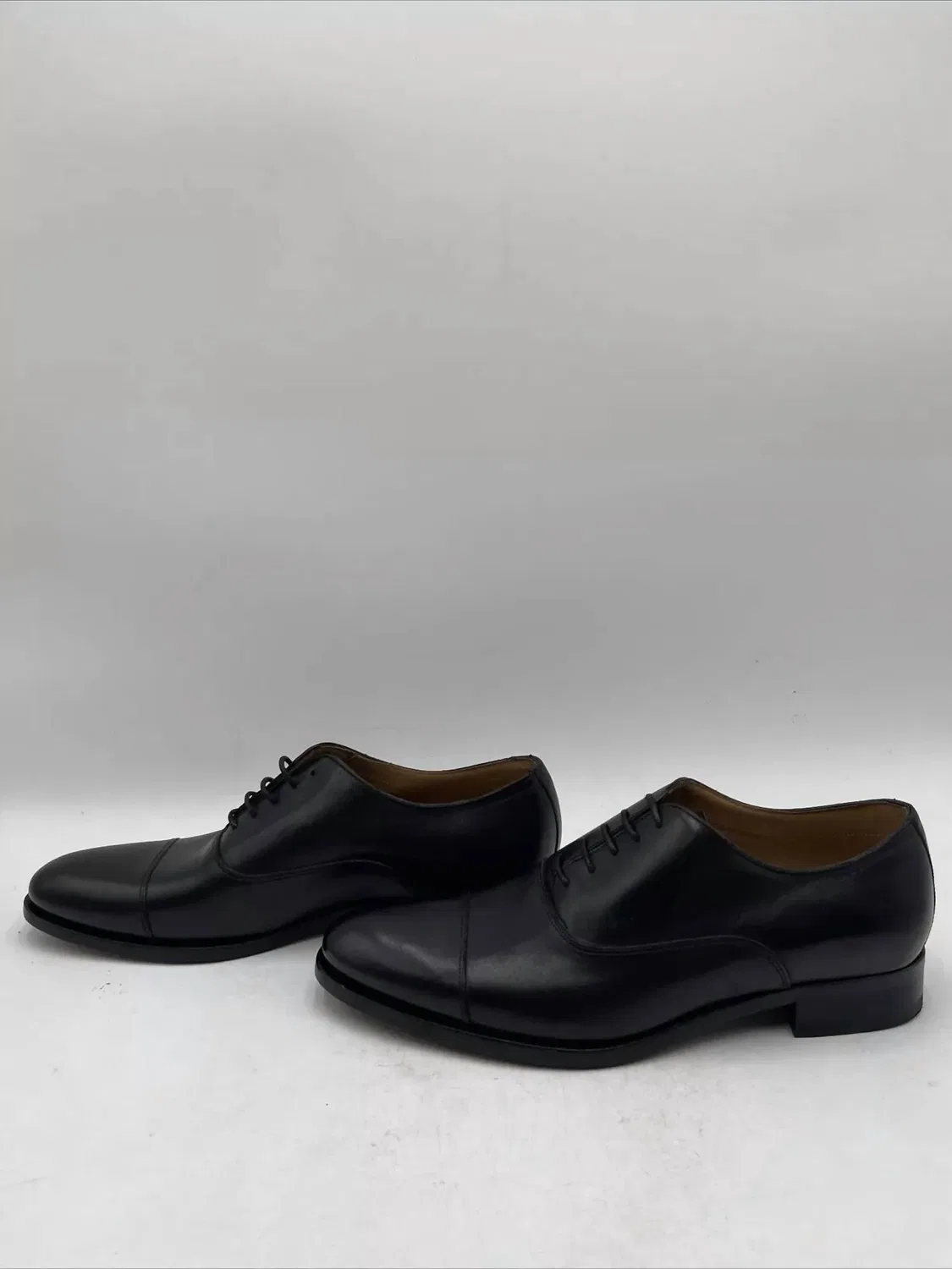 To Boot New York Мужские кожаные оксфорды Forley с мыском, черные Luc — фото 3