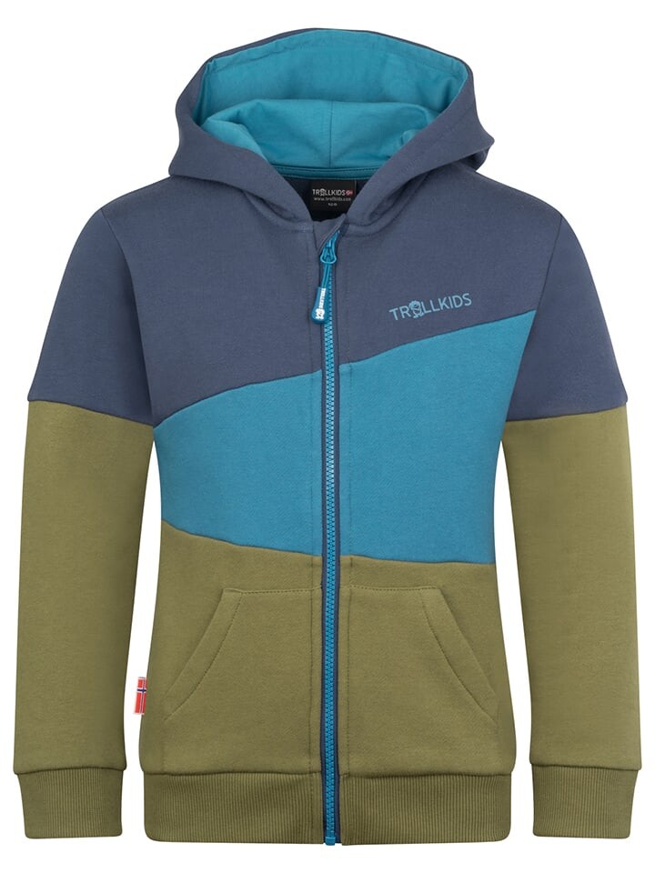 

Спортивная куртка Trollkids Alesund, цвет khaki/blau