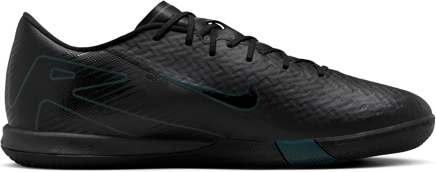 Футбольные бутсы Nike Mercurial Vapor 16 Academy IC Low Top FQ8434, Black Black Deep Jungle — фото 4