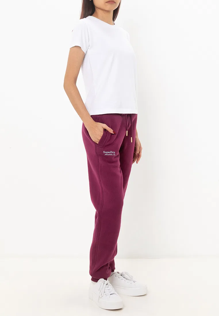 Спортивные брюки, логотип, Essential Superdry, фиолетовый — фото 4