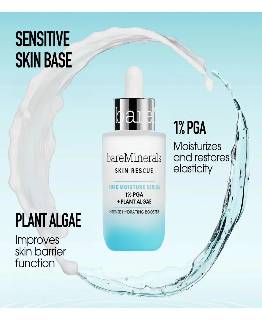 Сыворотка bareMinerals — Увлажняющая Skin Rescue Pure Moisture Serum, , Pure Moisture Serum- Skin Rescue — фото 4