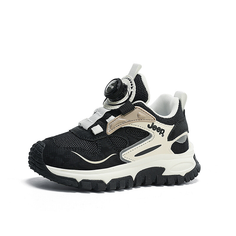 Кроссовки Jeep Kids Lifestyle Shoes Kids Low-top White, черный/белый — фото 3