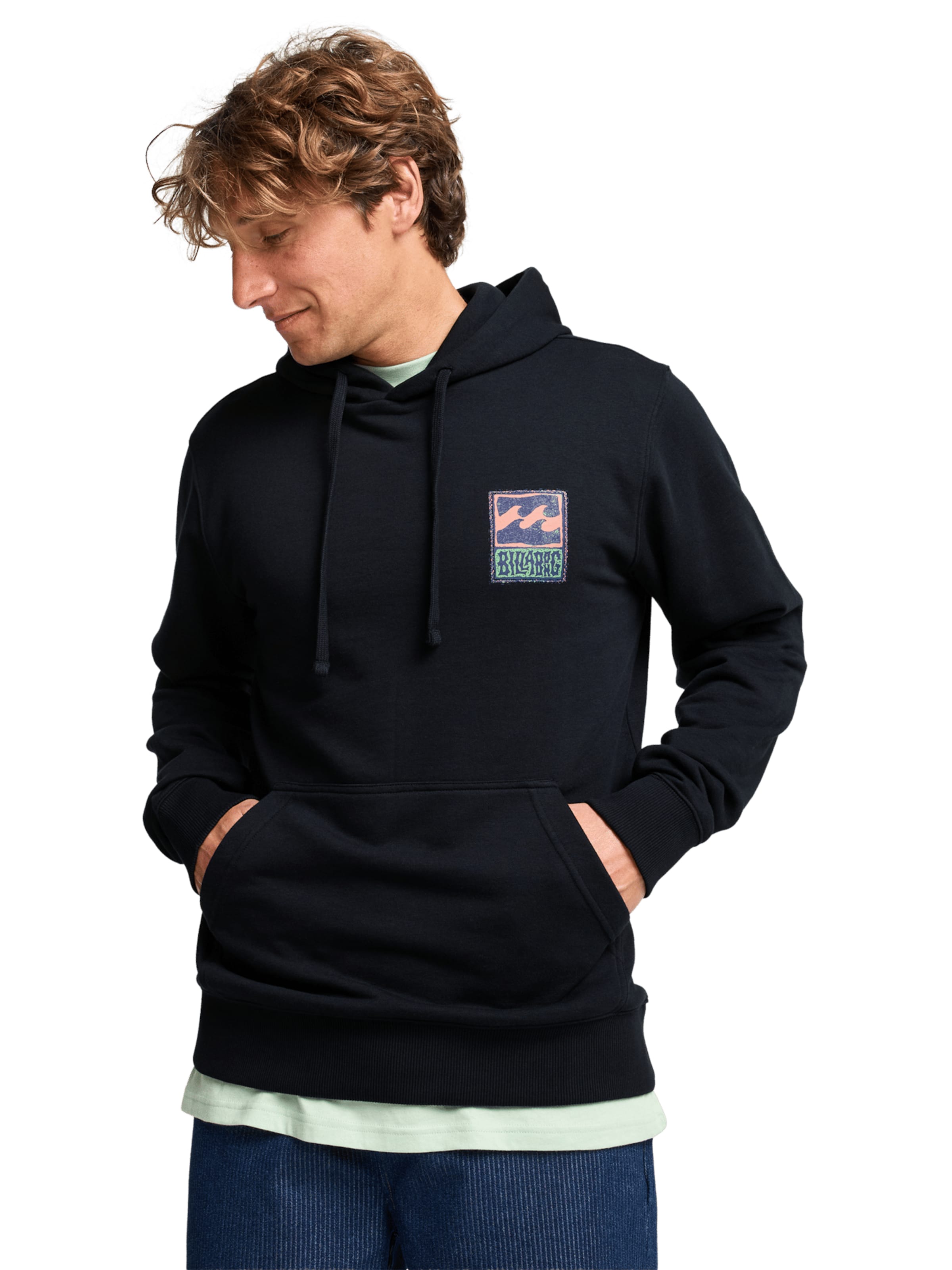 

Толстовка 'Billabong Stamp' в черном цвете