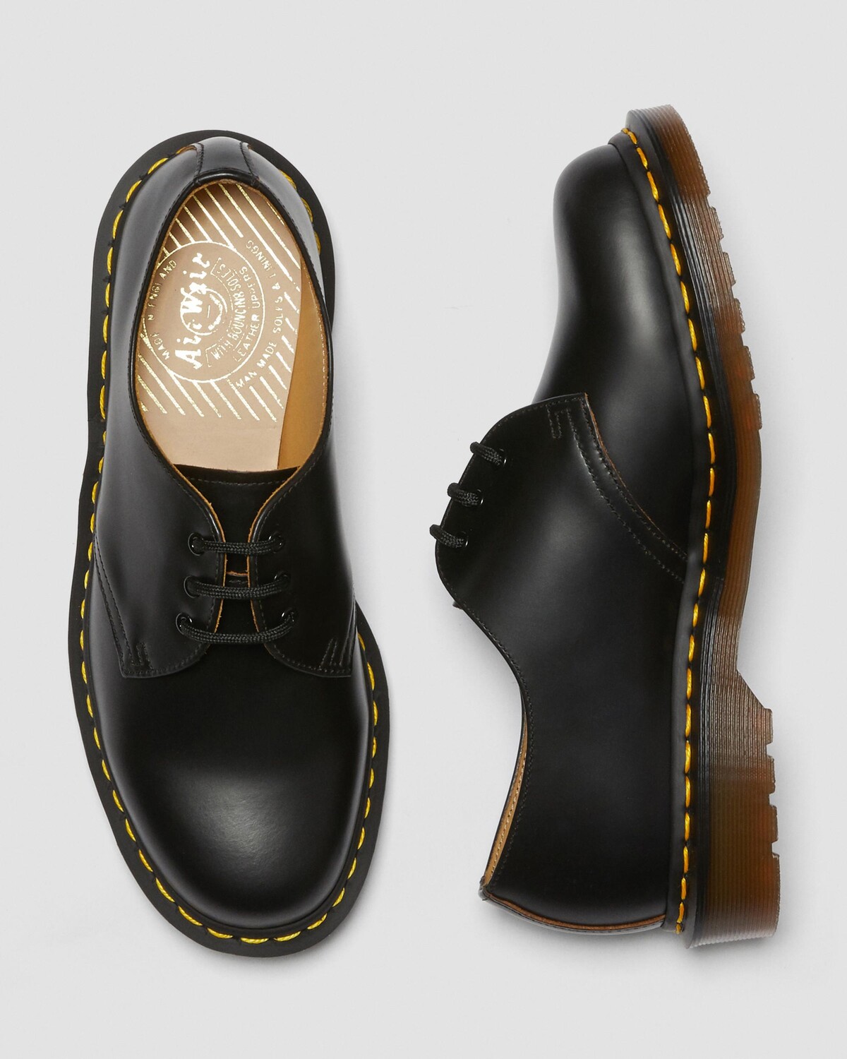Туфли Dr. Martens 1461 Oxford из натуральной кожи, черные — фото 4