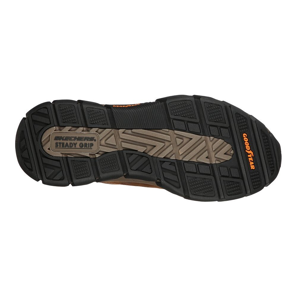 Мужские ботинки Skechers Relaxed Fit Respected Boswell, цвет Темно-коричневый — фото 4