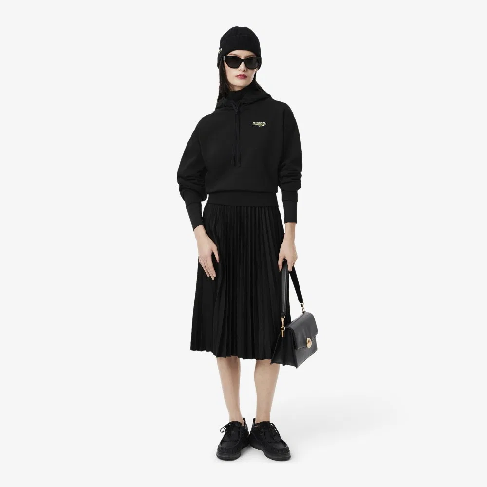Худи Lacoste Soft Branding, черный — фото 4