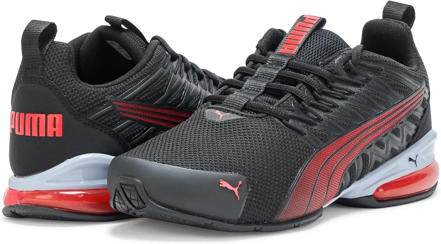 Кроссовки Puma Voltaic Evo для детей и подростков унисекс, черный/красный — фото 3