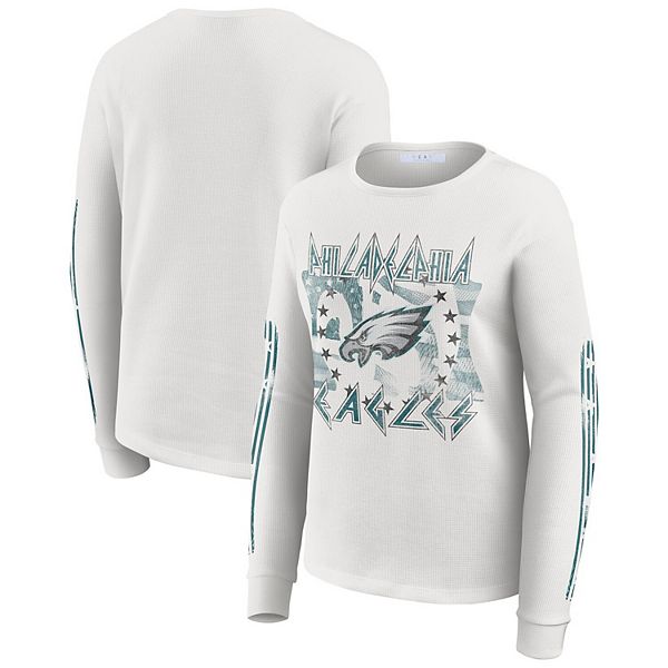 

Женская белая футболка с длинным рукавом philadelphia eagles Wear By Erin Andrews, Белый, Женская белая футболка с длинным рукавом philadelphia eagles Wear By Erin Andrews