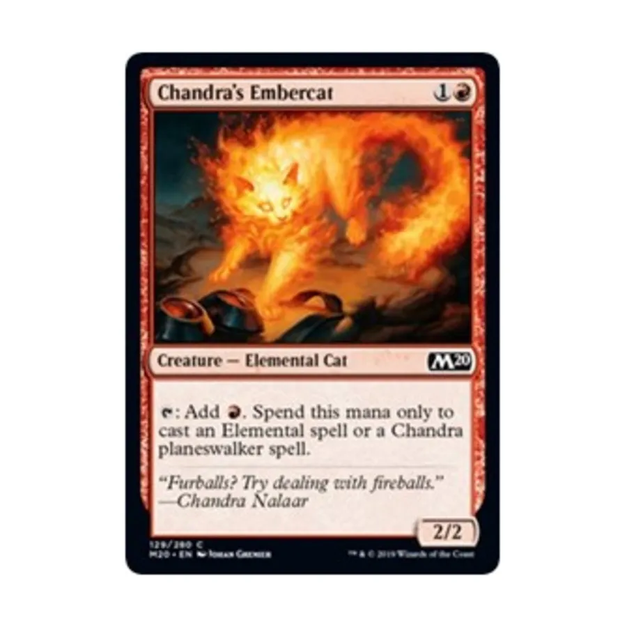 

CCG Эмберкот Чандры (клавиша C), MTG - Core Set 2020