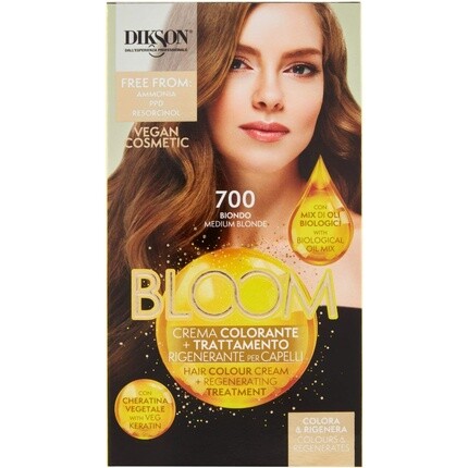 

Bloom Color Cream 700 Средний блондин, Dikson