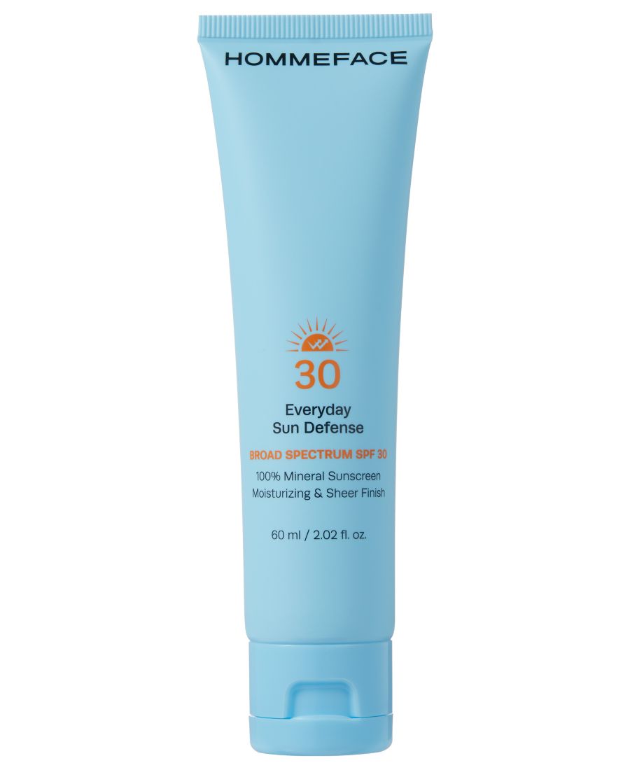

Солнцезащитный крем для лица Everyday Sun Defense SPF 30 на минеральной основе, 2,02 унции HOMMEFACE, белый