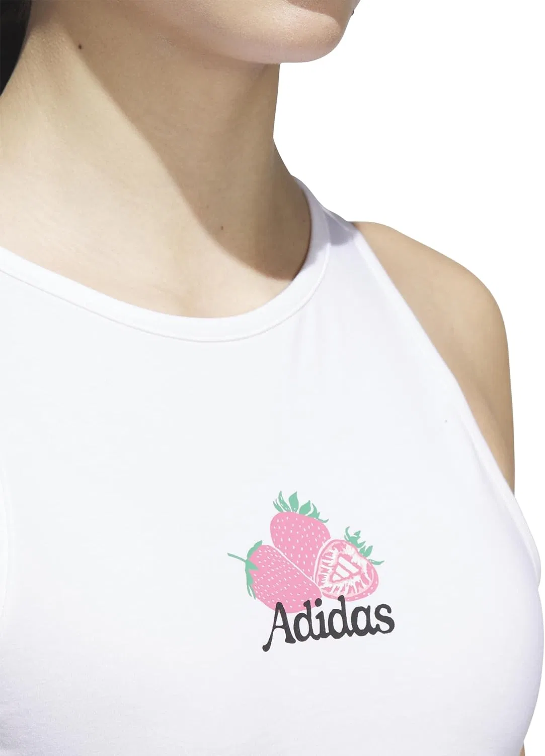 Топ-майка adidas Farmers Market Graphic, белый — фото 3