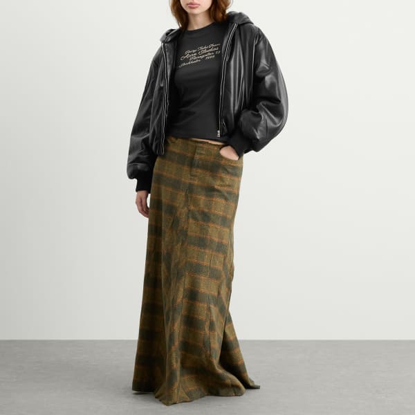Пальто Offy из зернистой искусственной кожи с капюшоном Acne Studios, черный — фото 4