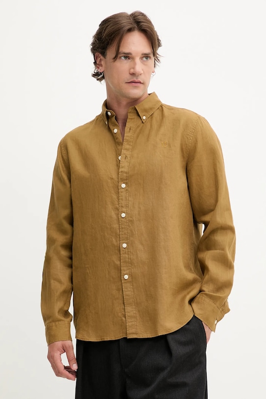 

Льняная рубашка Konrad Les Deux, зеленый