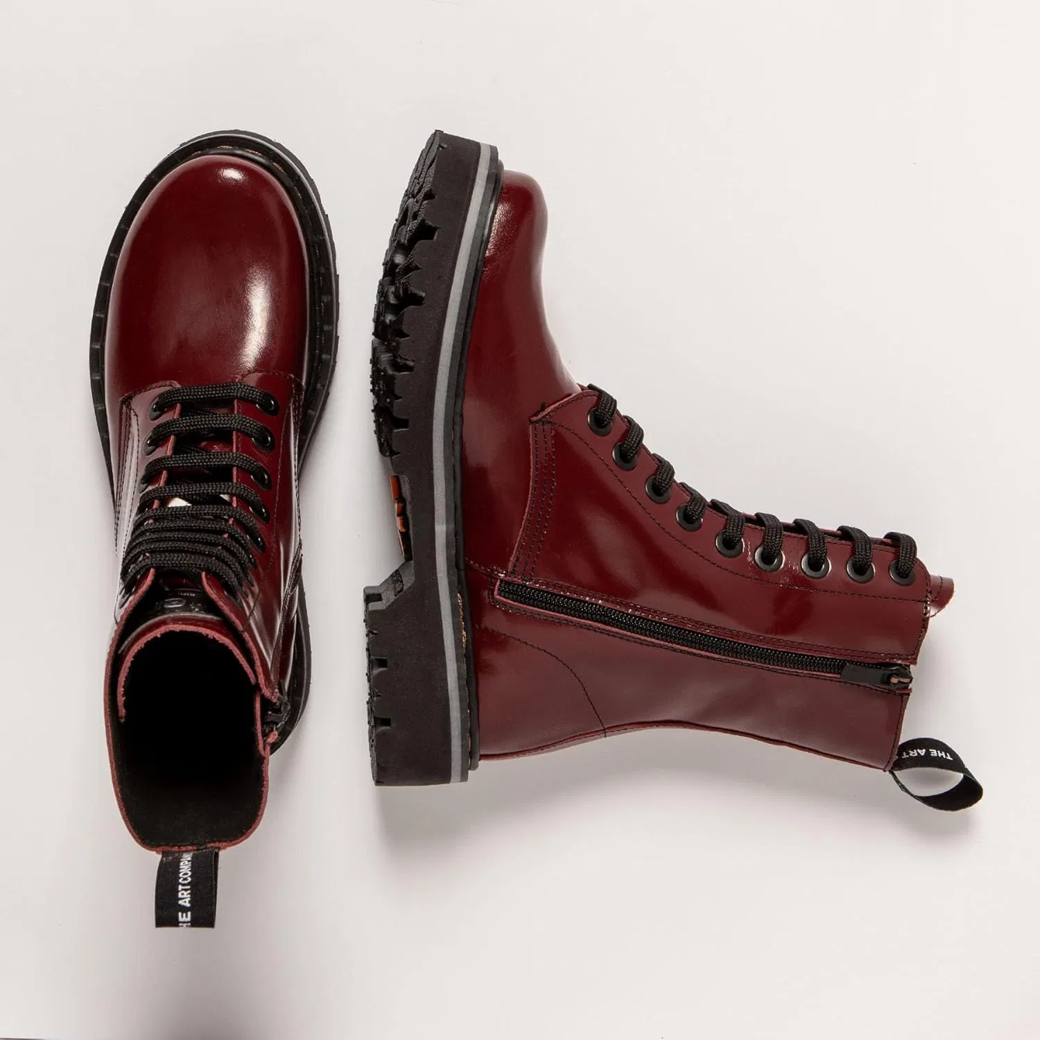 Ботинки ART Unisex 1167 Marina Oxford, Burgundy Red — фото 2