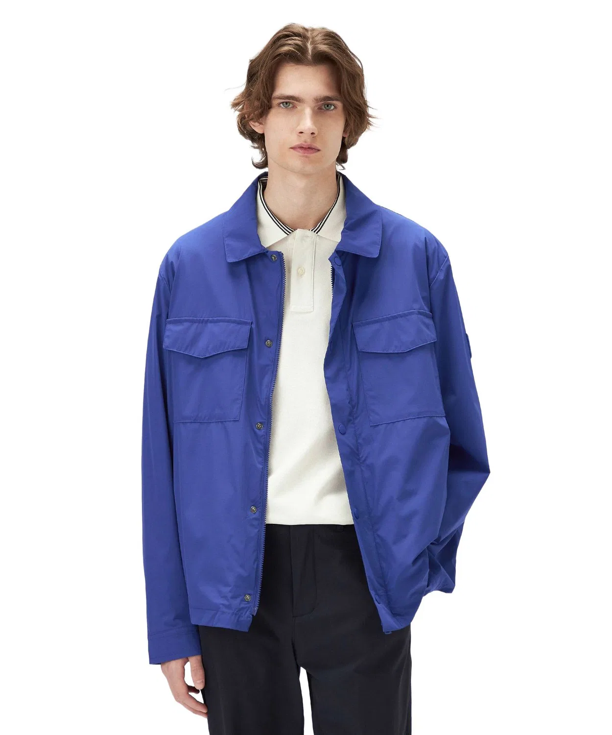 Куртка-рубашка из нейлона Tommy Hilfiger, синяя