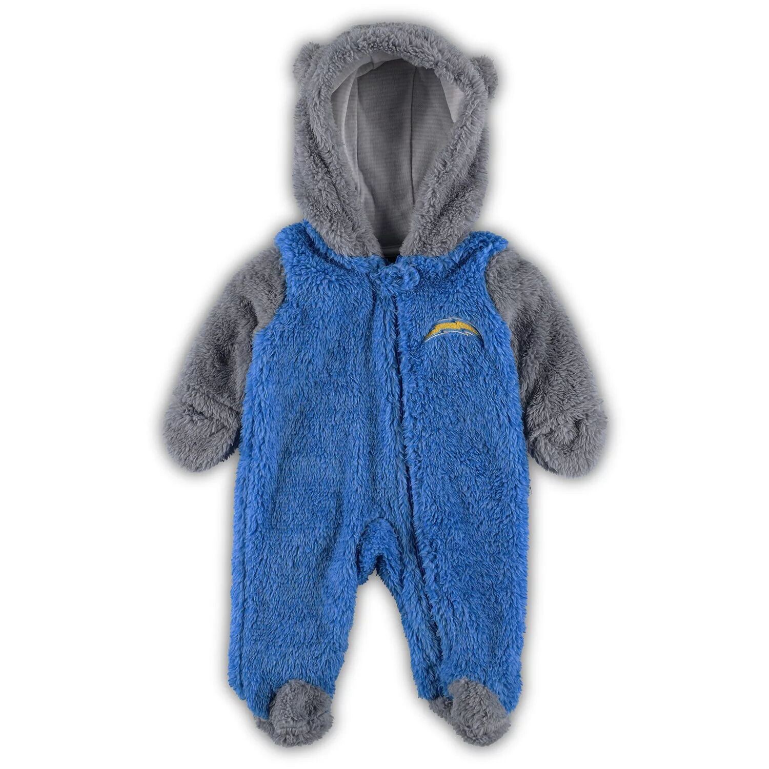 

Для новорожденных и младенцев Присыпка Синий/Серый Los Angeles Chargers Game Nap Teddy Флисовая овсянка с молнией во всю длину Спальное место Outerstuff
