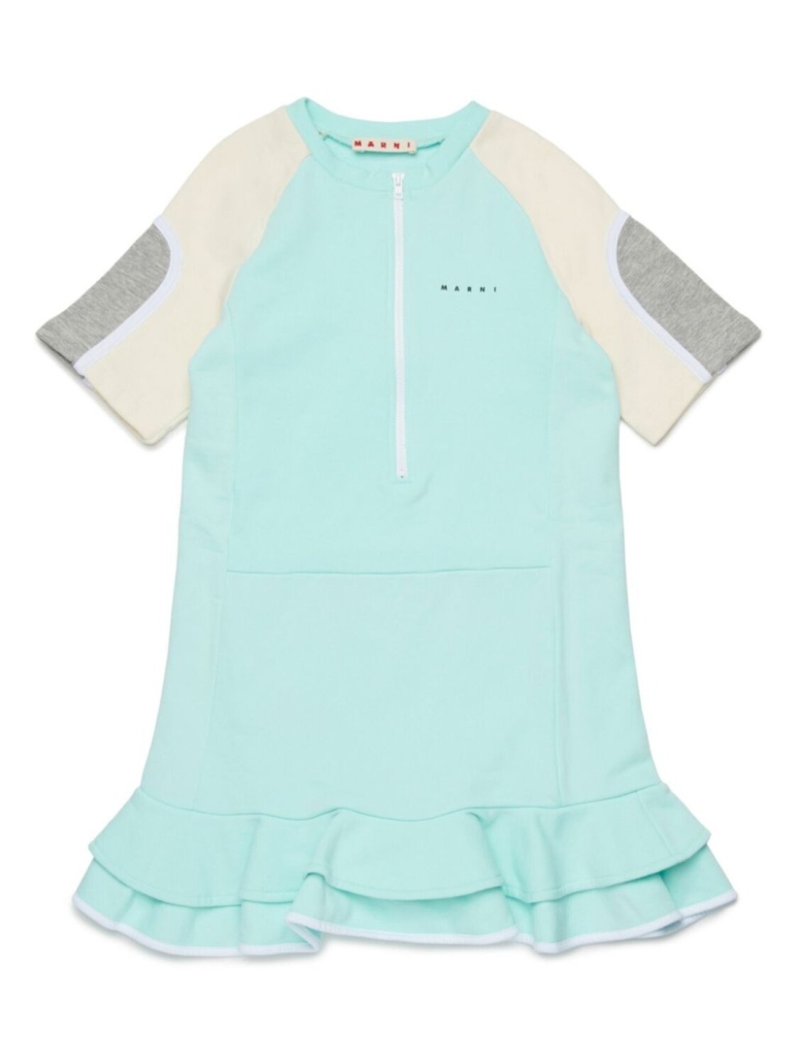 

Платье Marni Kids из хлопка, синий