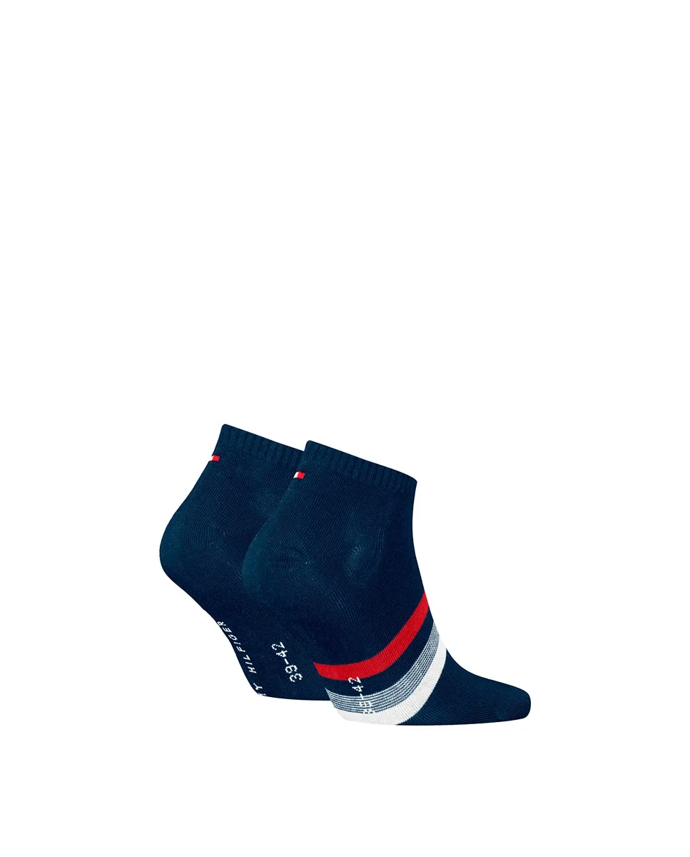 Упаковка из 2 мужских носков длиной до щиколотки Tommy Hilfiger, тёмно-синий — фото 3