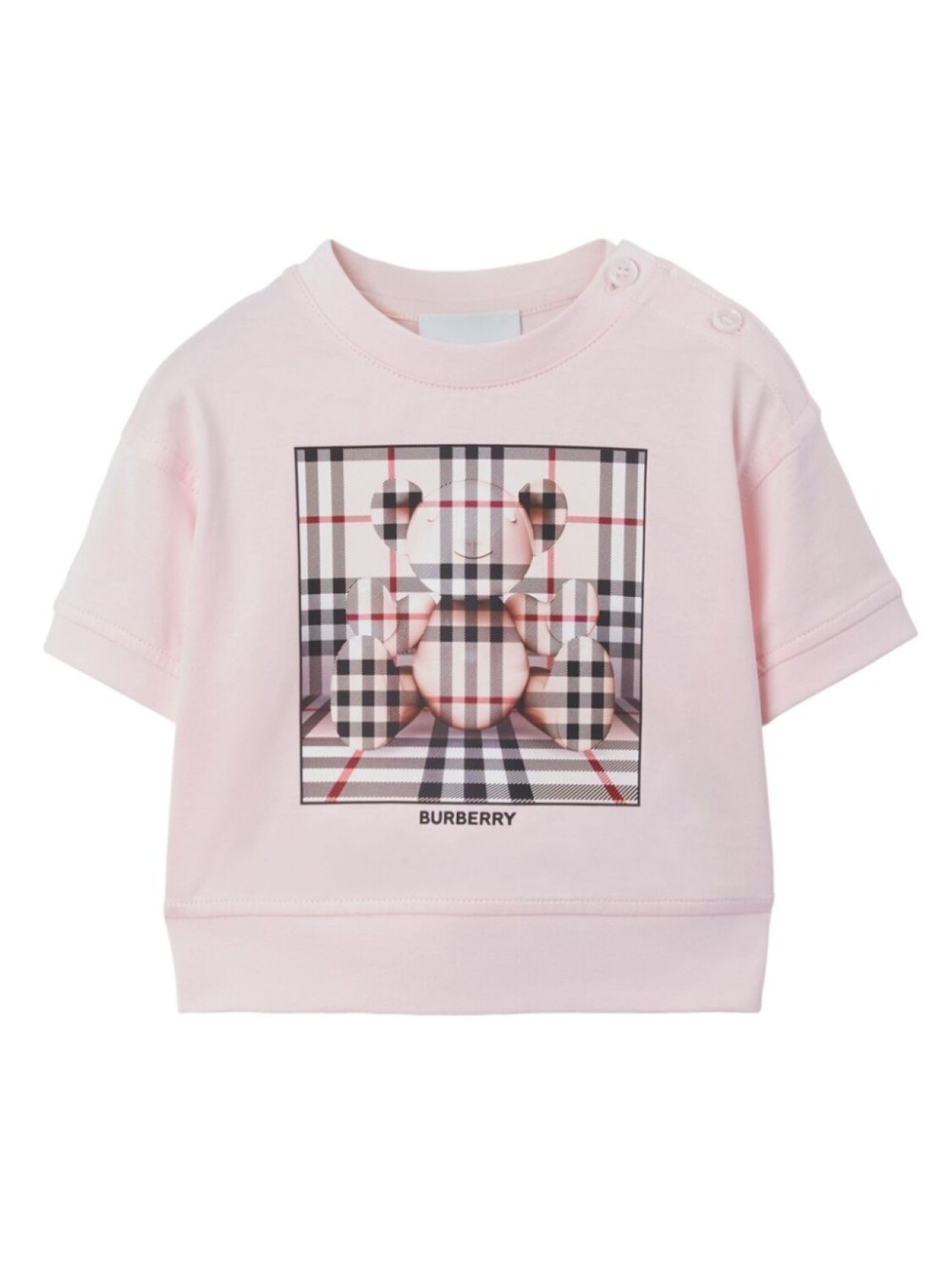 

Burberry Kids футболка Thomas Bear, розовый