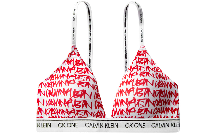 

Бюстгальтер CALVIN KLEIN женский, белый, красный