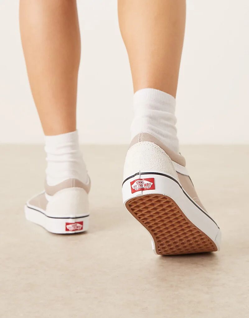 Кроссовки Vans Old Skool в нейтральных двухцветных тонах — фото 4