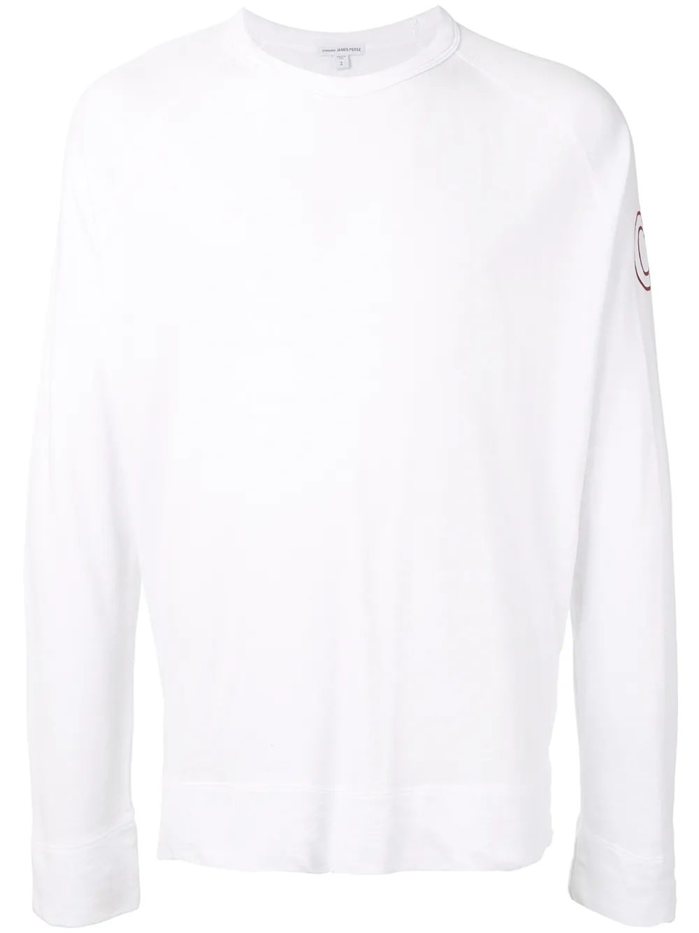 

Толстовка с графичным принтом Bear James Perse, белый