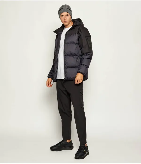 Пуховая куртка OW_Block-X JT HD regular fit Boss Green, темно-синий — фото 2