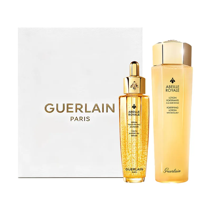 GUERLAIN Набор для ухода за кожей Original Bee Essence Lotion, восстанавливающий комплект из двух предметов, подарок на день рождения для мамы, Fourth Generation Original Honey 30ml+Bee Essence Water 150ml+Official Box