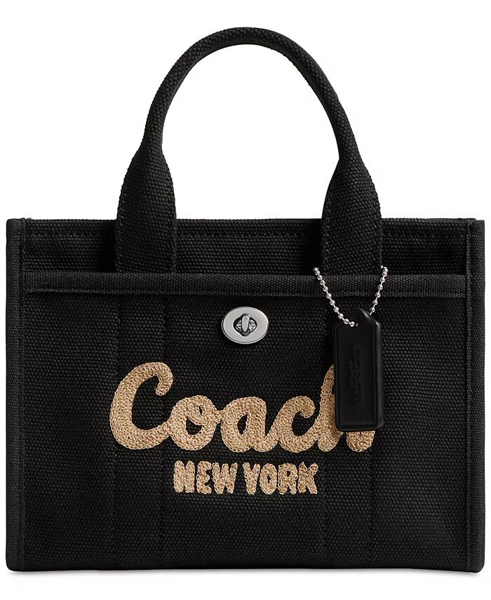 

Мини-сумка Cargo Tote из холста 20 COACH, черный