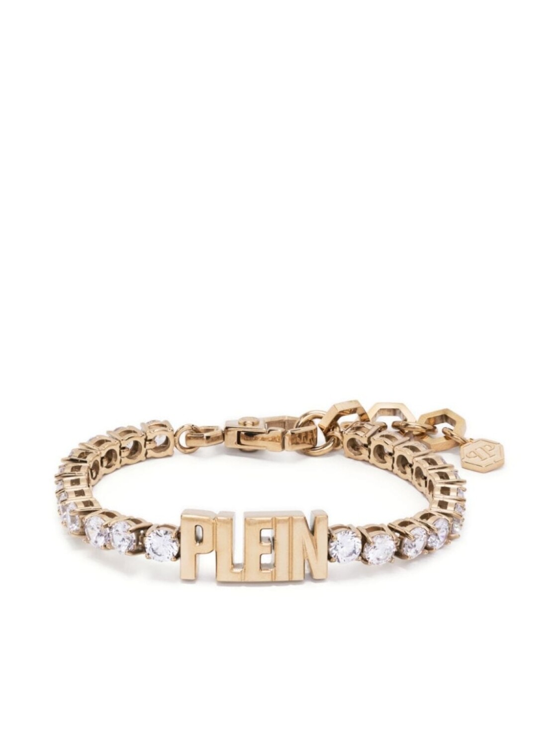 

Браслет с логотипом Philipp Plein, золотой